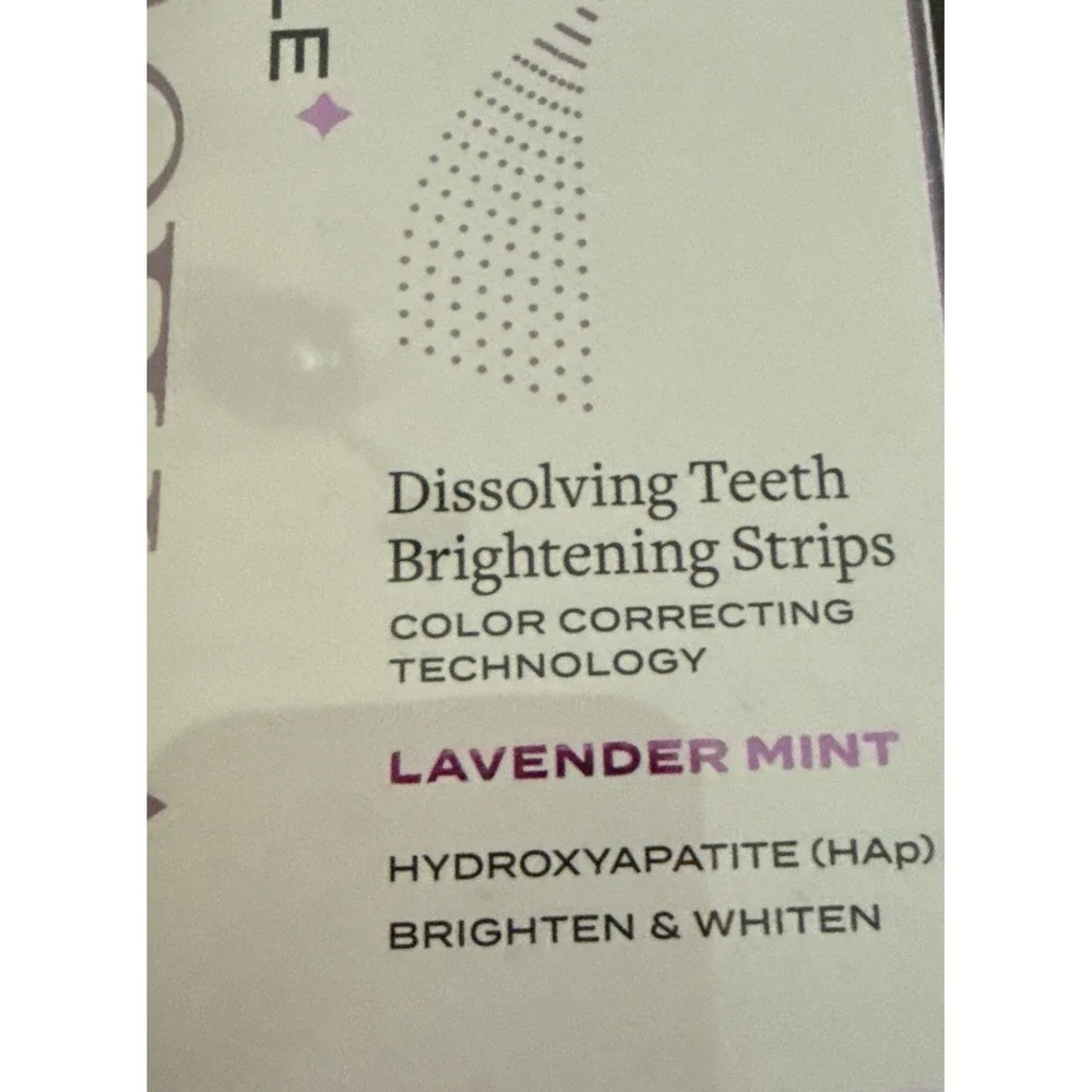 SNOW Dissolving Teeth Whitening Strips 42 Extra Strength 14 Brighteninglavender